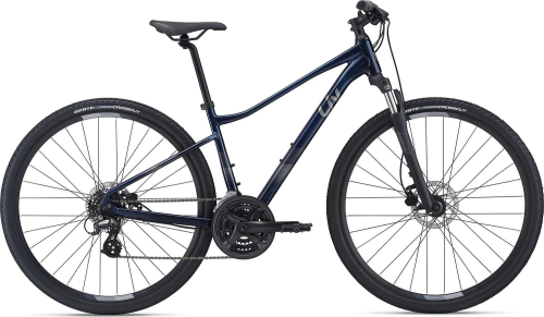 Велосипед Giant Rove 4 DD 28" (2021), рама M (165-175 см), синий