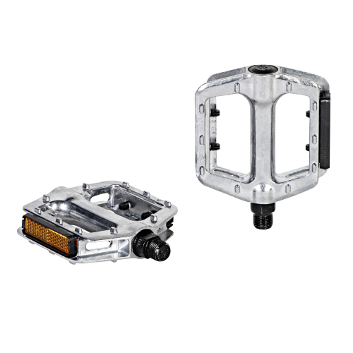 Педали STG FP-925, платформа, алюм, ось 9/16", насып. подшип., серебристые