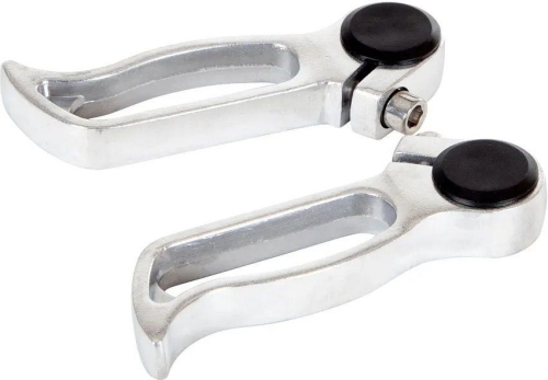 Рога на руль STG GR6258, алюминий, серебристый