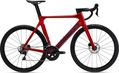 Велосипед Giant Propel Advanced 2 Disc (2022), рама L (175-185 см), красный