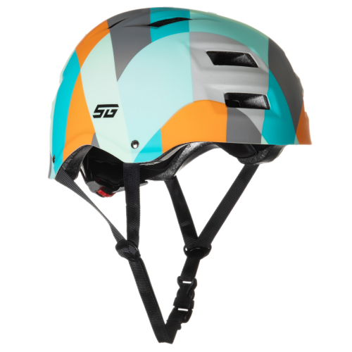 Защитный шлем STG MTV1 Color, с фикс застежкой, разноцветный