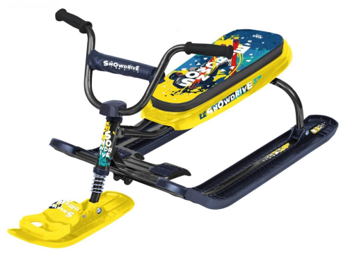 Снегокат НИКА Джамп, СНД1/С2, Winter Sport (черный каркас), черный