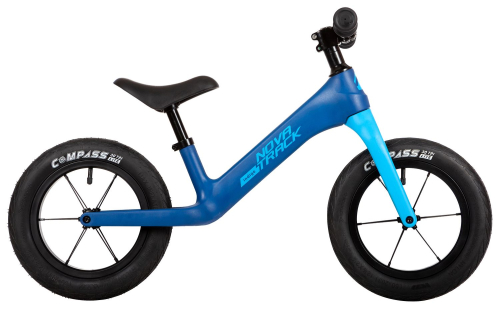 Беговел NOVATRACK INDIGO 12" (2022) (92-98 см), синий