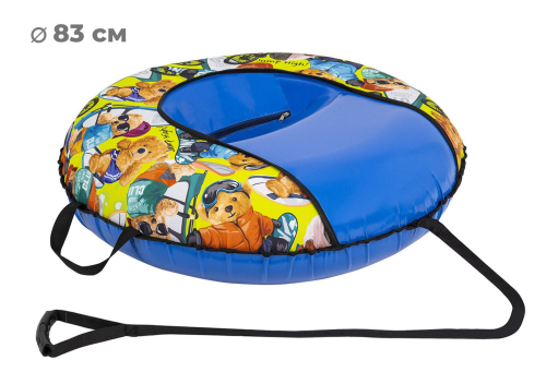 Тюбинг 83см ОКСФОРД DINO Comfort, голубой