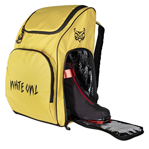 Сумка-рюкзак для ботинок беговых лыж White Owl, 50х35х23 см, желтый, желтый