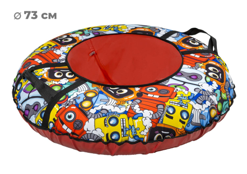 Тюбинг 73см ОКСФОРД ROBOT, красный