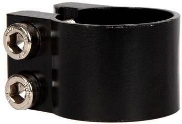 Зажим STG Х105162, 33мм для рулей самокатов, с болтами, черный