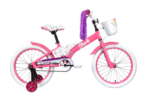 Велосипед Stark Tanuki 18 Girl (2023) (110-130 см), розовый