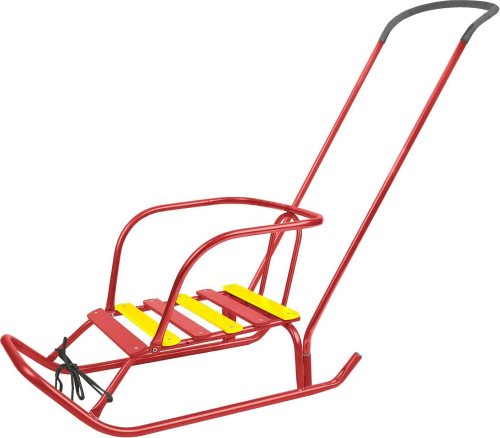 Санки детские НИКА Ветерок 6+, В6+/АЛ, алый