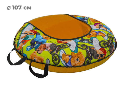 Тюбинг 83см ОКСФОРД BEAR Comfort, оранжевый