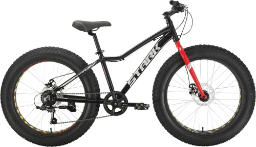 Велосипед Stark Rocket Fat 24.1 D (2024) (130-155 см), черный
