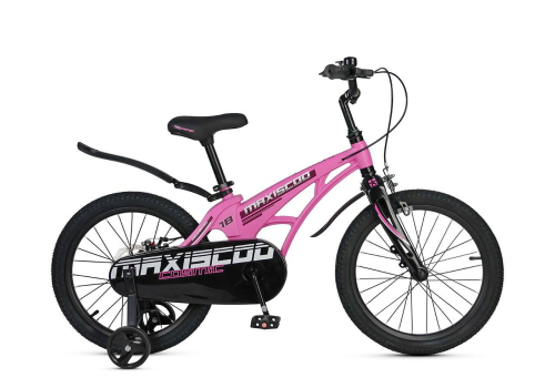 Велосипед Maxiscoo Cosmic Стандарт 18 (2025) (110-130 см), розовый