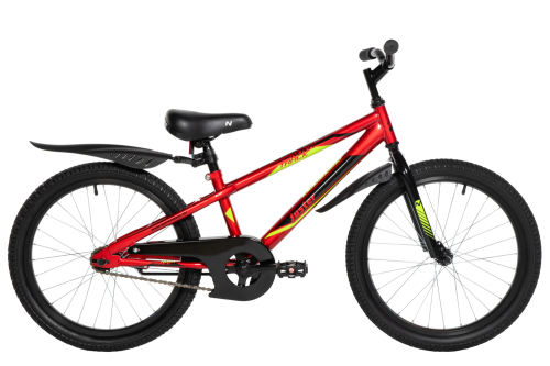 Велосипед Novatrack Juster 20" (2023), рама 12" (110-130 см), красный