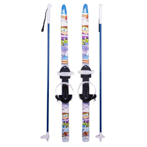 Лыжный комплект детский NovaSport Snow Rider с палками (90/90)