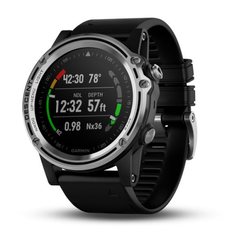 Часы GARMIN Descent Mk1 (Silver/Black Band)