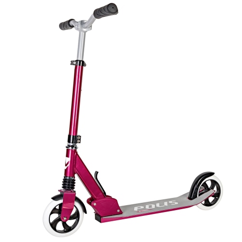 Городской самокат Novatrack Polis 160 Pro'30 (2024), розовый