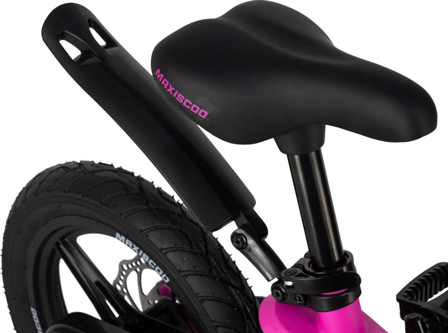 Велосипед Maxiscoo Space Делюкс 14&quot; (2024) (98-110 см), розовый