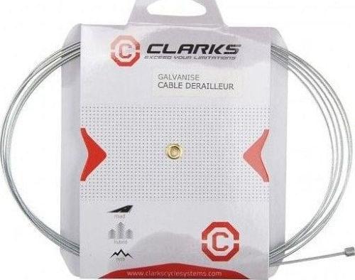 Тросик Clarks W5056, 3-173, для переключения скоростей, MTB/Road, оцинкованный, 1.1х2275мм