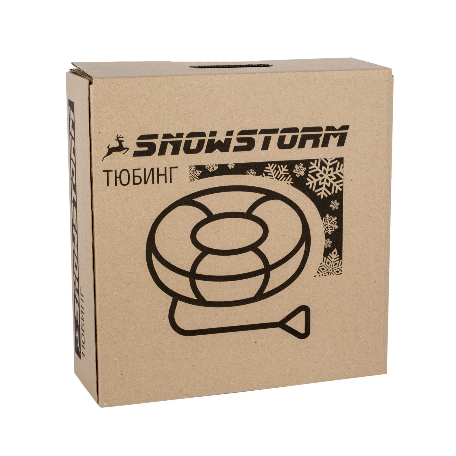 Тюбинг Snowstorm BZ-100_KOALA, 100 см, зеленый-черный