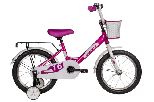 Велосипед Foxx Simple 16 (2025) (98-110 см), розовый