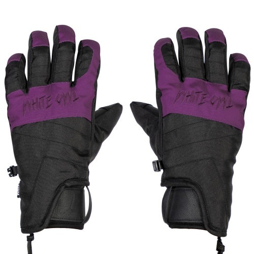 Перчатки горнолыжные White Owl Pro Gloves Wmns, женские, черный-пурпурный