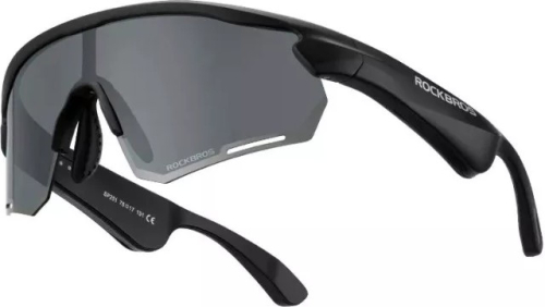 Очки велосипедные ROCKBROS, черные с Bluetooth гарнитурой, RB_14130002001