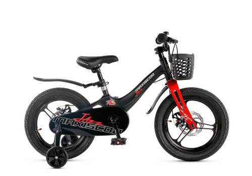 Велосипед Maxiscoo Jazz Pro 16 (2025) (98-110 см), черный