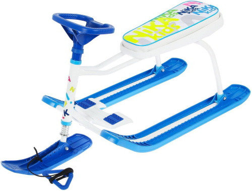 Снегокат Ника "Наши детки" Nika kids высокий (арт. СНВ/NK), голубой