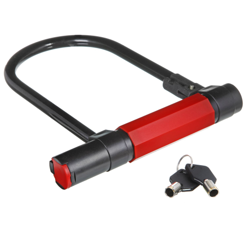 Велозамок D-образный с ключом 180 мм х 245 см