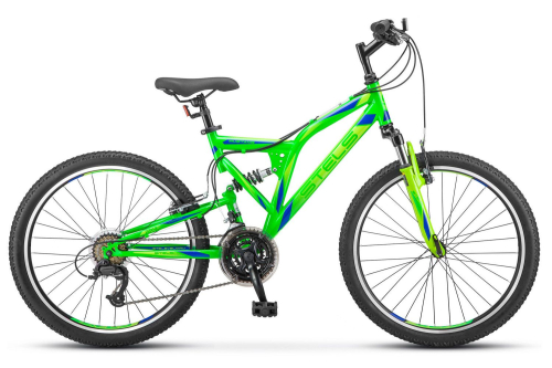 Велосипед Stels Mustang V 24" V020, рама 16" (130-155 см), зеленый