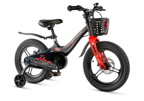 Велосипед Maxiscoo Jazz Pro 16 (2025) (98-110 см), черный