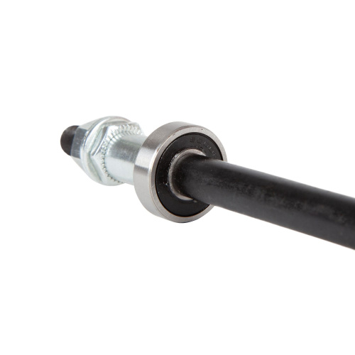 Ось с пром.подшипниками для втулок Bike Parts SF-A03R 32H; O.L.D. 130мм; AXLE S45C 3/8"; CP FINISH; 3/8"; под б