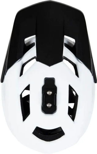 Шлем STG WT-085 с фонарем и креплением под экшн камеру, белый