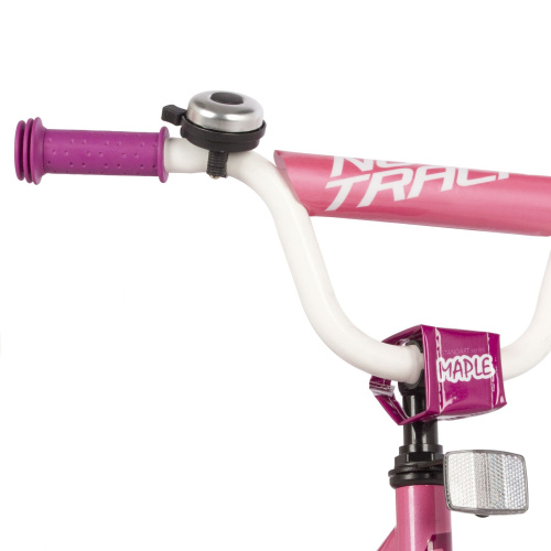Велосипед NOVATRACK MAPLE 14" (2022) (98-110 см), розовый