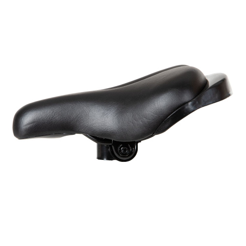 Седло WX-16008 на 16", с замком, с логотипом NOVATRACK, одноцветное