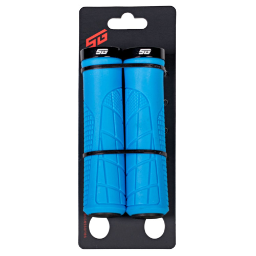 Грипсы STG HL-G316, 135 мм, Lock-On, синий