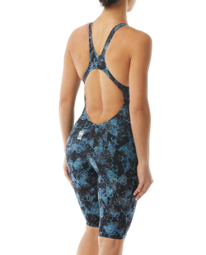 Гидрокостюм с открытой спиной TYR Avictor Supernova Open Back Swimsuit, серебристый