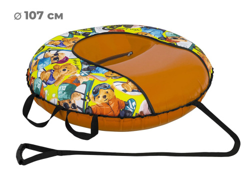 Тюбинг 83см ОКСФОРД BEAR Comfort, оранжевый