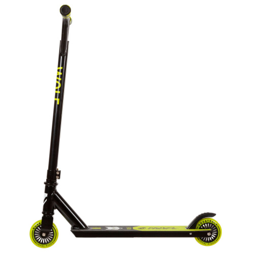 Трюковой самокат Novatrack Wolf El (2021), черный-зеленый