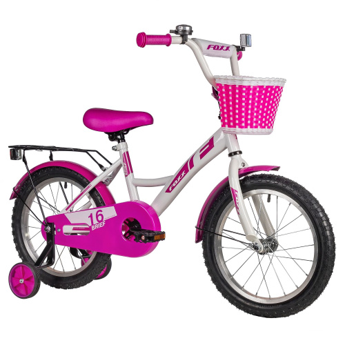 Велосипед Foxx Brief 16 (2025) (98-110 см), белый