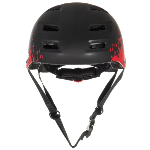 Защитный шлем STG MTV1 Dozer, с фикс застежкой, черный-красный