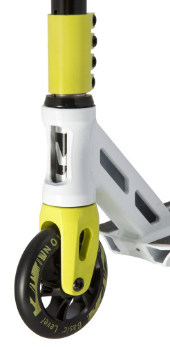 Самокат PIXEL 110 BL (2020), белый-лимонный