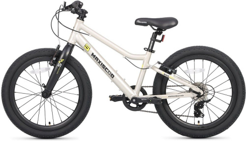 Велосипед Maxiscoo 5Bike 20 L (2025) (110-130 см), серый