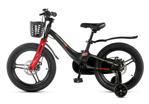 Велосипед Maxiscoo Jazz Pro 18 (2025) (110-130 см), черный