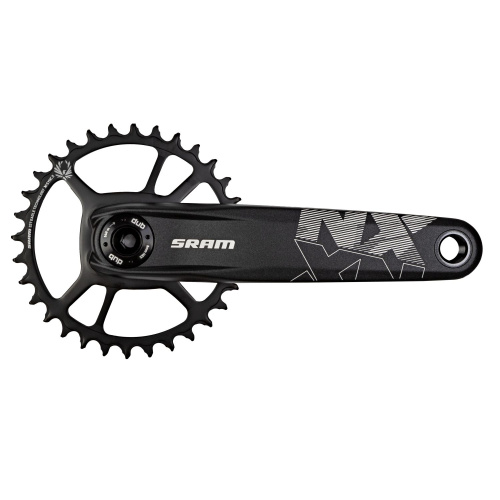 Шатуны SRAM NX Eagle, DUB, Boost, 34T, 175mm, черный, черный