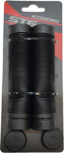 Грипсы STG SZ-100B, 125 мм, черный, черный