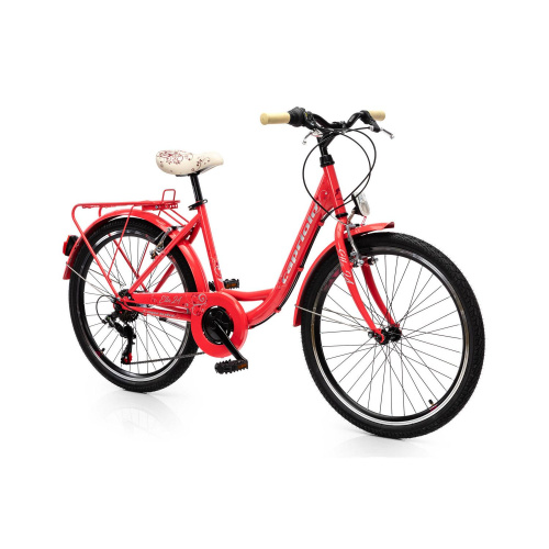 Велосипед CAPRIOLO ELLA 240 24'' (2023), рама 13" (130-155 см), розовый