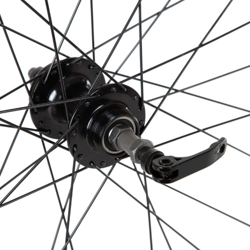 Колесо 26" заднее(без резины), двустенный пистонированный алюм.обод 32 отв.