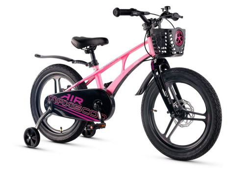 Велосипед Maxiscoo Air Pro 18 (2025) (110-130 см), розовый