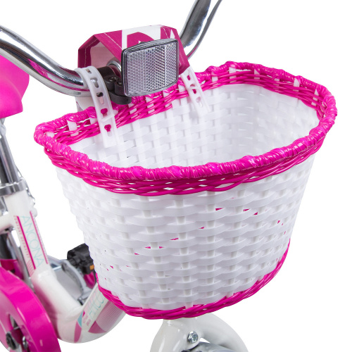 Велосипед NOVATRACK ANCONA 16" (2019), рама 10.5" (98-110 см), белый